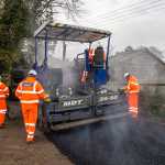 machine lay tarmac